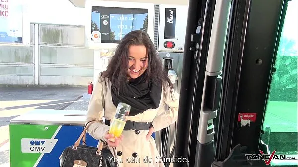 Best Rescued woman on gas station pay the price with her body total Tube