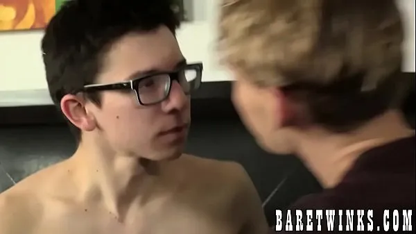 Best Nerdy young twink blasts a load out while riding raw cock total Tube