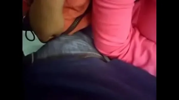 Dick grab by girl in bus