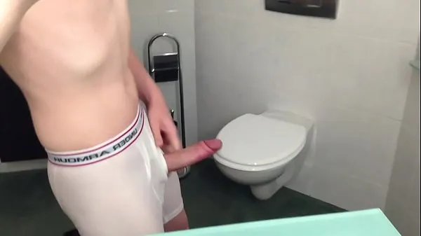 Best Twink jerking off in white compression shorts total Tube