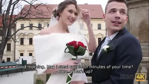 Best HUNT4K. Cameraman meets teen couple in Prague and offers good money total Tube