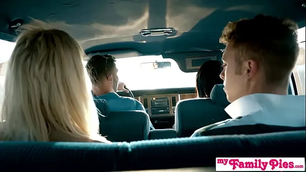 Best Hot Blonde Chloe Couture Fucks Step Bro In Back Seat On Family Vacation total Tube