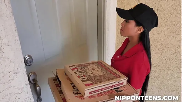Best Two Guys Playing with Delivery Girl - Ember Snow total Tube
