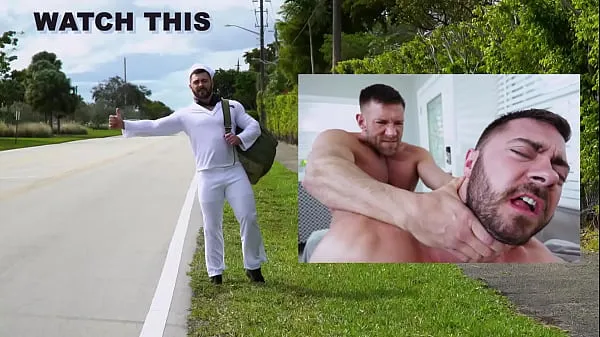 Best GAYWIRE - Navy Stud Derek Bolt Lets Husky Bruce Beckhalm Slide In Between His Muscular Ass Cheeks total Tube