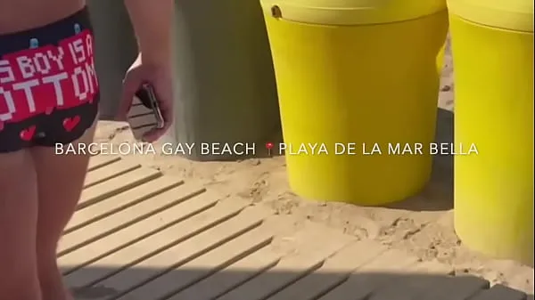 Aventuras en cruising público Barcelona Gay Beach Mar Bella