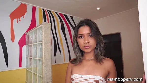 Real anal defloration of the very cute Brazilian teen Mayara BLACK & her first porn scene (anal, BBC, teen)OB059
