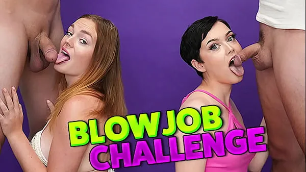 Blow Job Challenge - Who can cum first