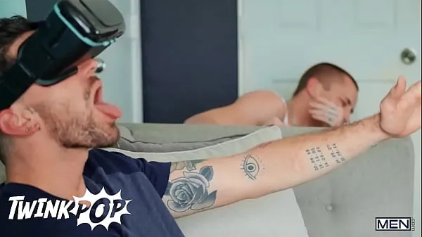 Tattooed Stud Chris Damned Switches From His Fuck Toy To His Roommate Theo Brady's Tight Ass - TWINKPOP